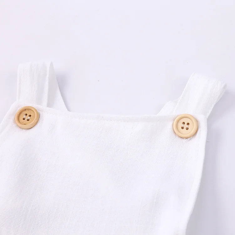 Ropa de moda para bebés recién nacidos, monos para niñas, ropa de algodón de Color sólido con cuello cuadrado, ropa de verano para bebés de 0 a 24 meses