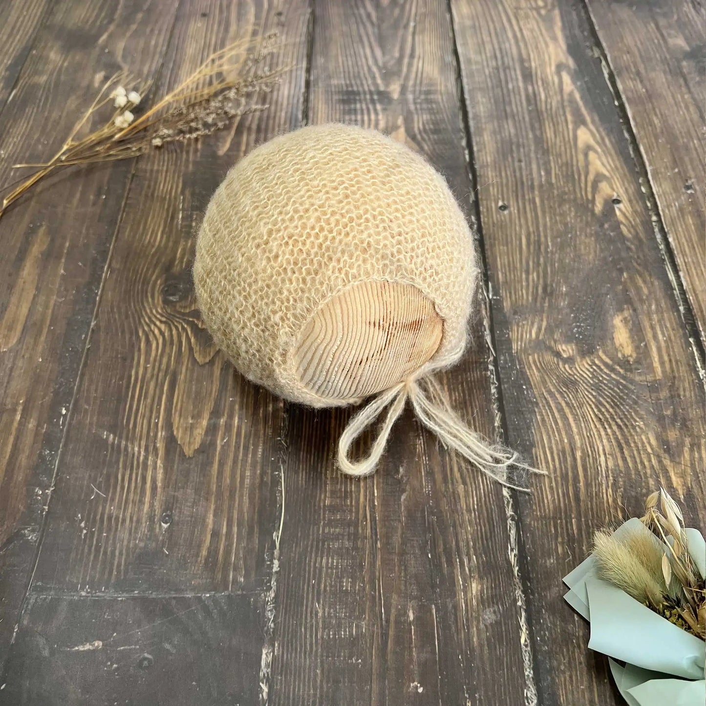 Accesorios de fotografía recién nacido elásticos Don & Judy, conjunto de envoltura con sombrero, Mohair tejido a mano suave, fondo para sesión de fotos de bebés, juegos de 2 uds.