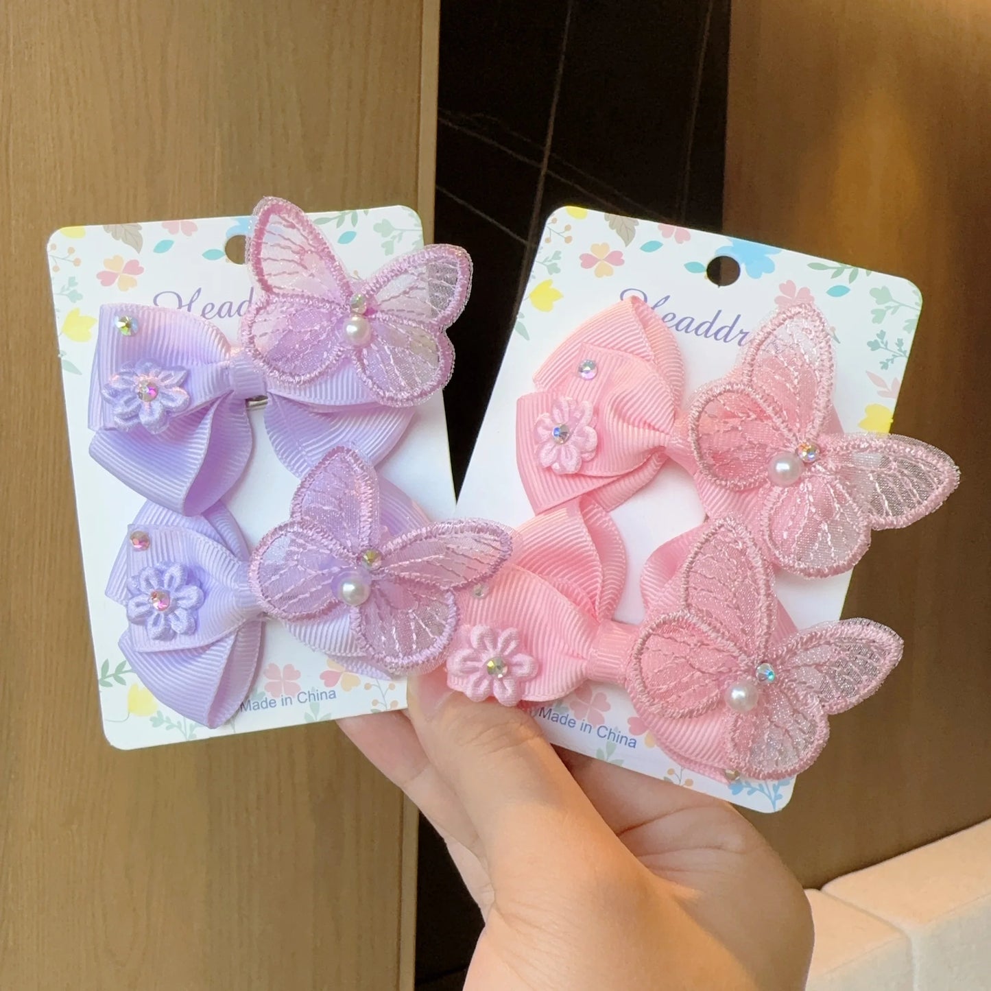 2 uds. De lazos para el pelo lisos para bebé, pinzas para el pelo, horquilla con lazo para niña, pasadores con lazo, accesorios para el cabello para niños