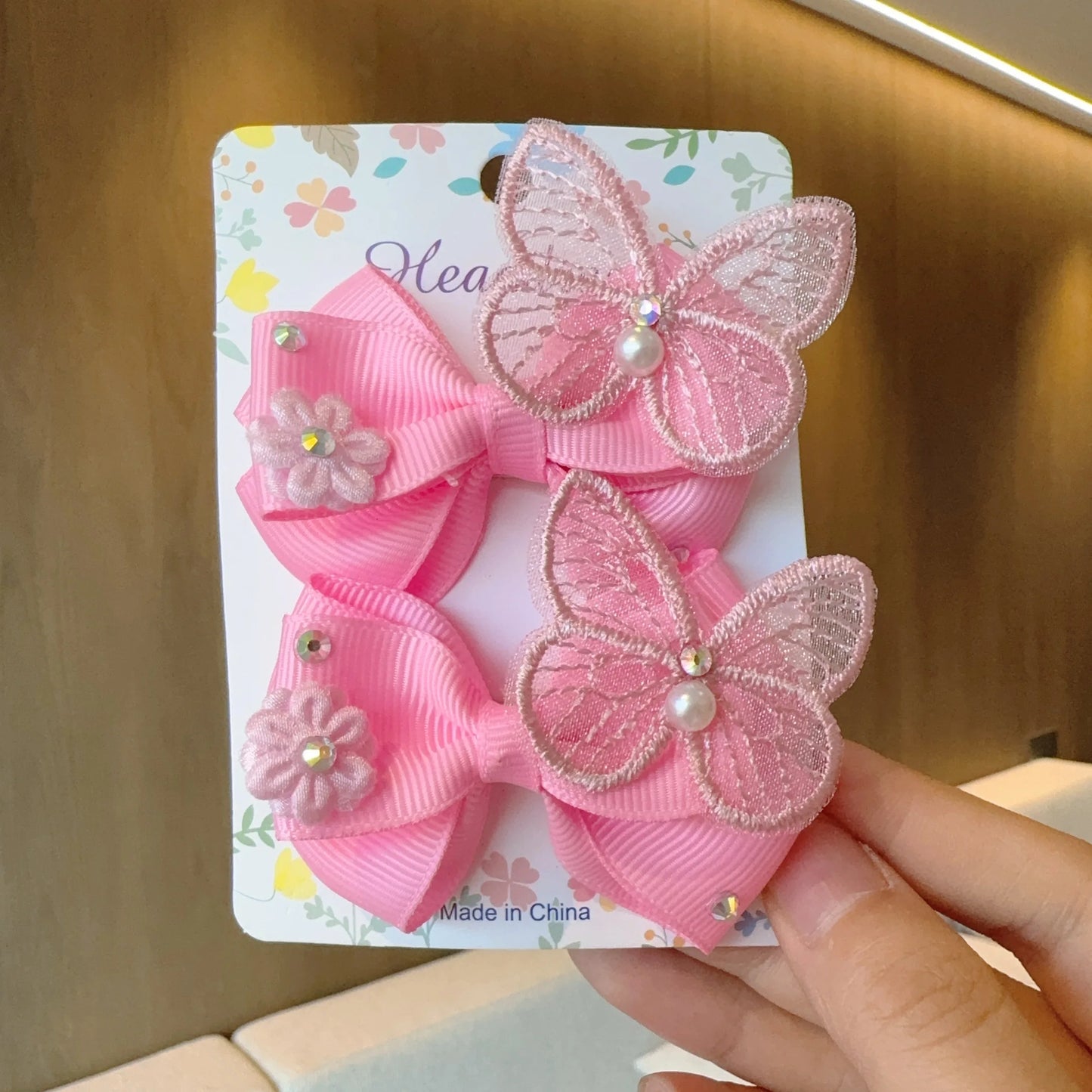 2 uds. De lazos para el pelo lisos para bebé, pinzas para el pelo, horquilla con lazo para niña, pasadores con lazo, accesorios para el cabello para niños