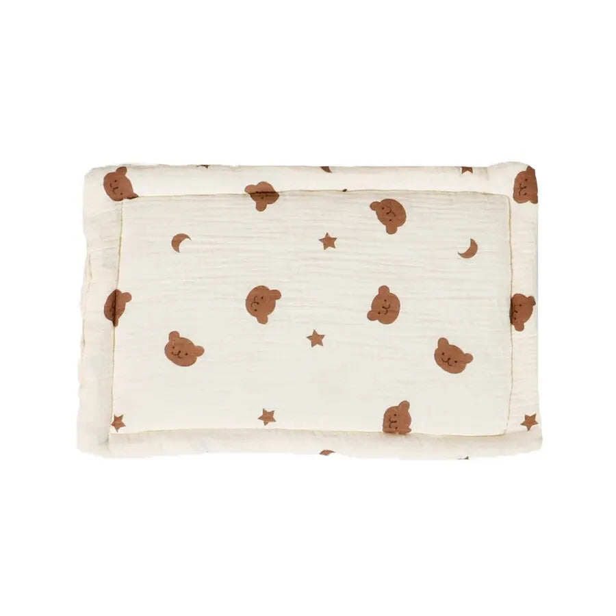 Almohadillas para recién nacido, almohada Universal de algodón transpirable, absorción del sudor, 0 a 6 meses