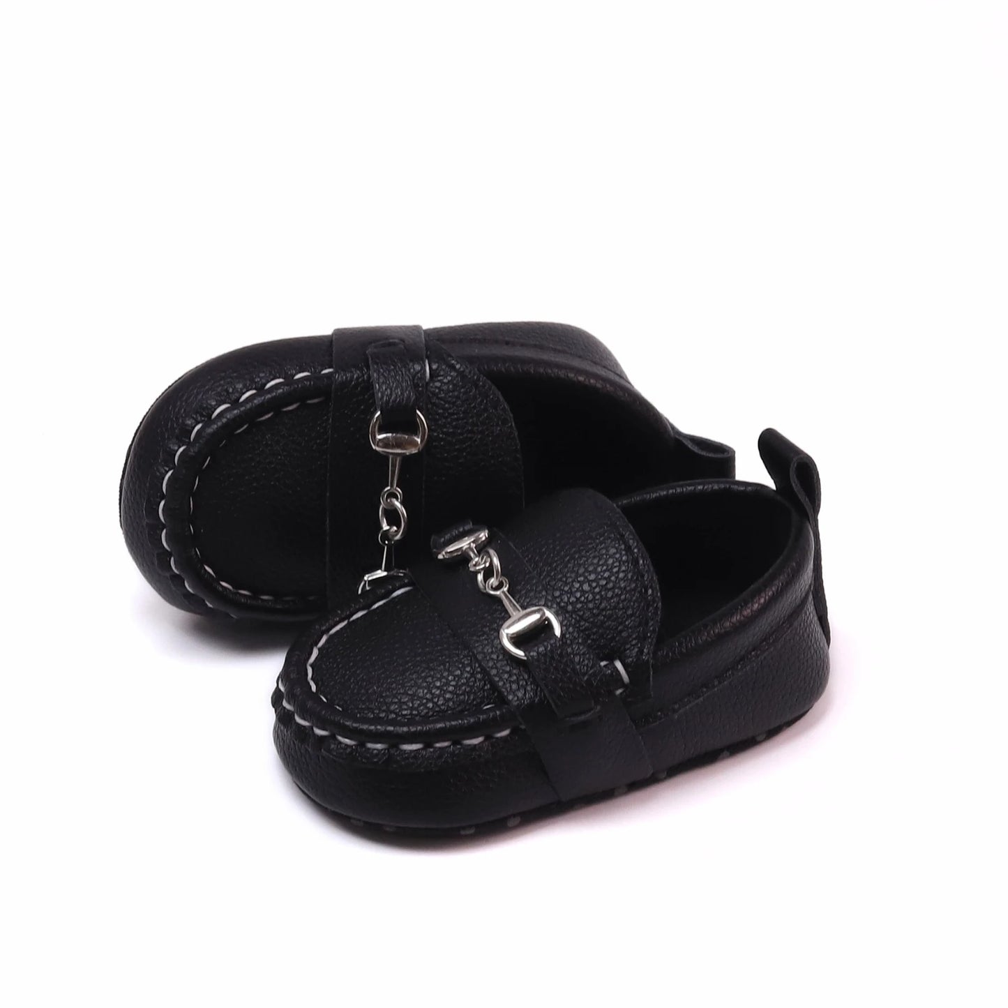 Zapatos mocasines informales sin cordones para bebés, zapatos planos antideslizantes ligeros y cómodos para caminar en interiores y exteriores, primavera