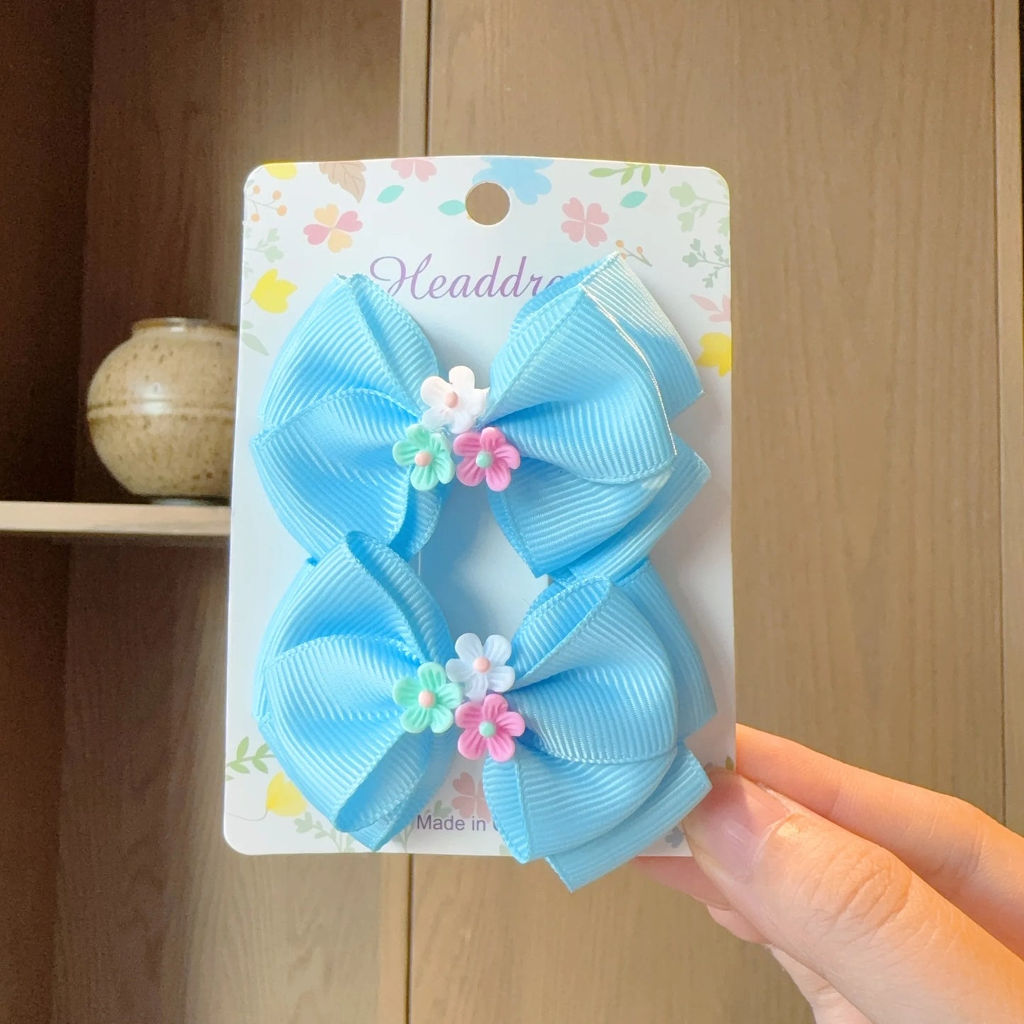 2 uds. De lazos para el pelo lisos para bebé, pinzas para el pelo, horquilla con lazo para niña, pasadores con lazo, accesorios para el cabello para niños