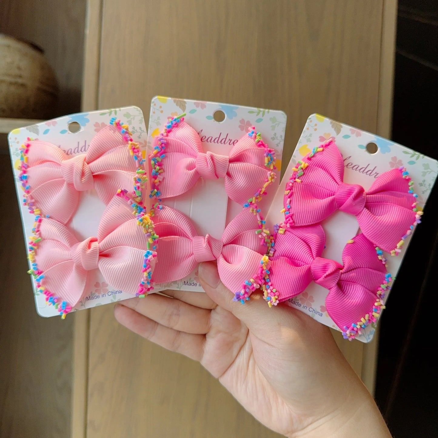 2 uds. De lazos para el pelo lisos para bebé, pinzas para el pelo, horquilla con lazo para niña, pasadores con lazo, accesorios para el cabello para niños