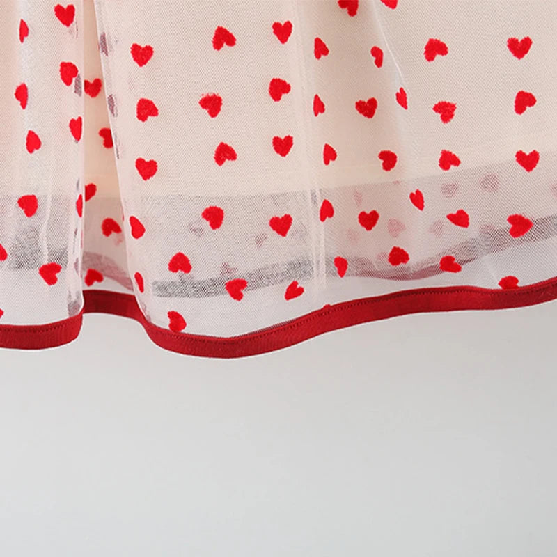 (0-3 años) Vestido de princesa con mangas voladoras y lazo para niña de verano, vestido de cumpleaños de Little Love de Edición coreana