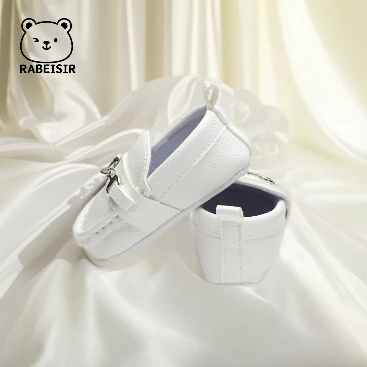 Zapatos mocasines informales sin cordones para bebés, zapatos planos antideslizantes ligeros y cómodos para caminar en interiores y exteriores, primavera