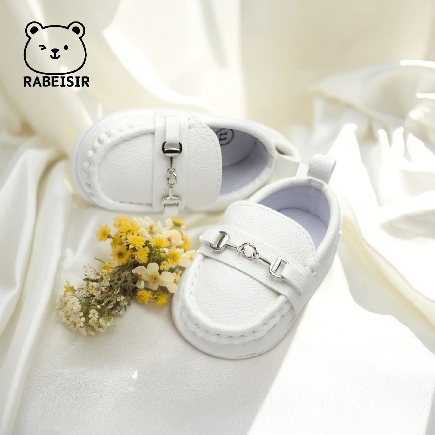 Zapatos mocasines informales sin cordones para bebés, zapatos planos antideslizantes ligeros y cómodos para caminar en interiores y exteriores, primavera