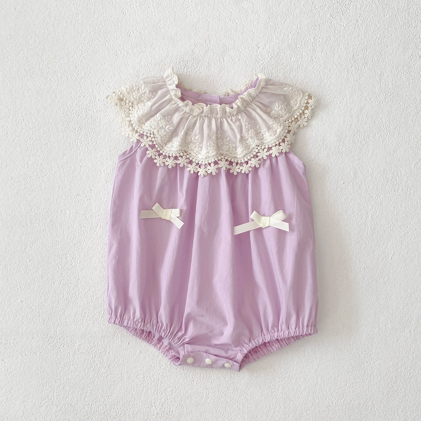 Vestido de encaje con cuello de pétalo para hermanas, peleles para bebés, ropa para niñas, vestido de princesa para fiesta con lazo, ropa dulce y bonita para niños
