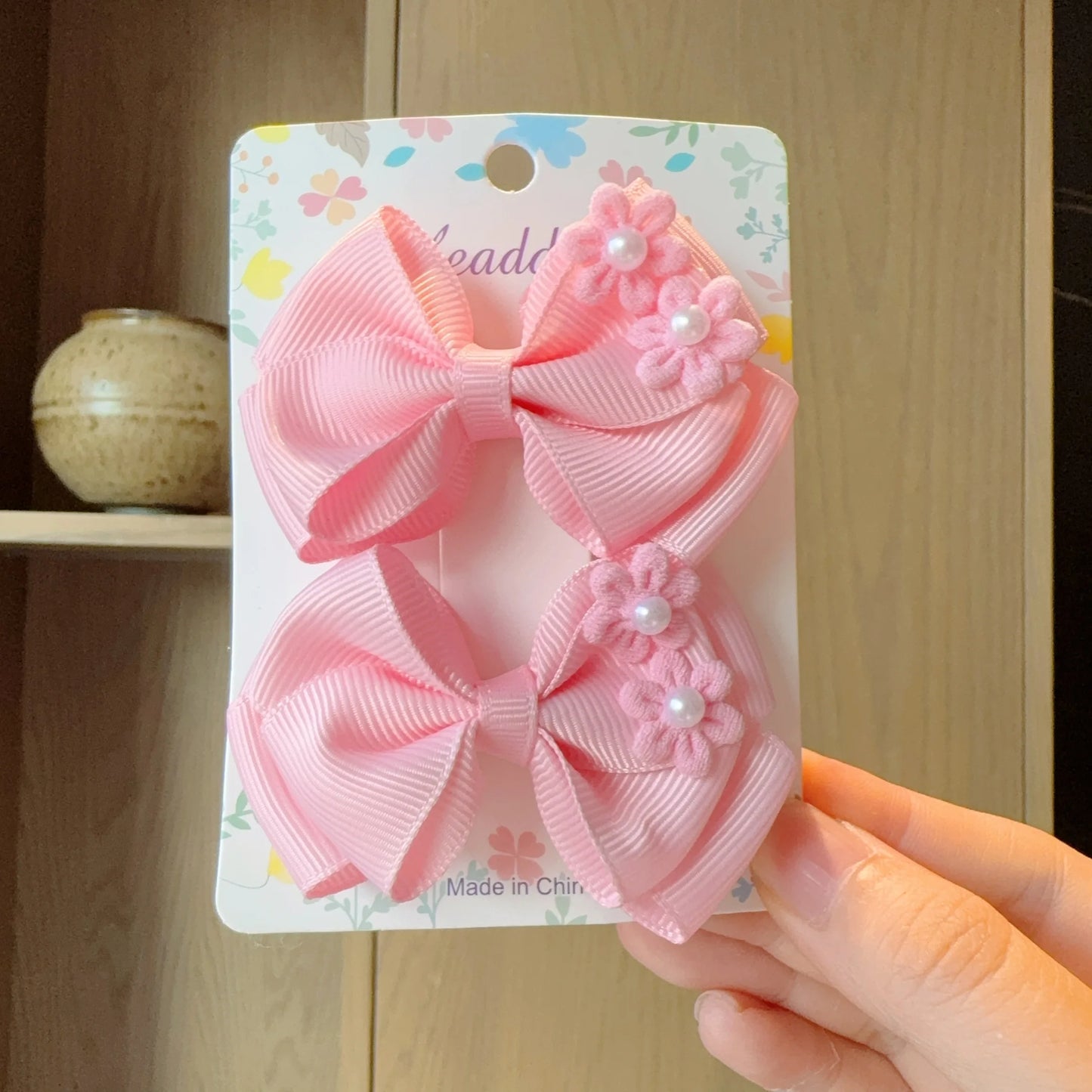 2 uds. De lazos para el pelo lisos para bebé, pinzas para el pelo, horquilla con lazo para niña, pasadores con lazo, accesorios para el cabello para niños