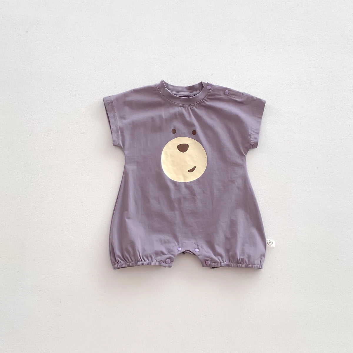 Mono de verano para bebé, mono de algodón suelto bonito con dibujos animados para bebé de 0 a 24 meses
