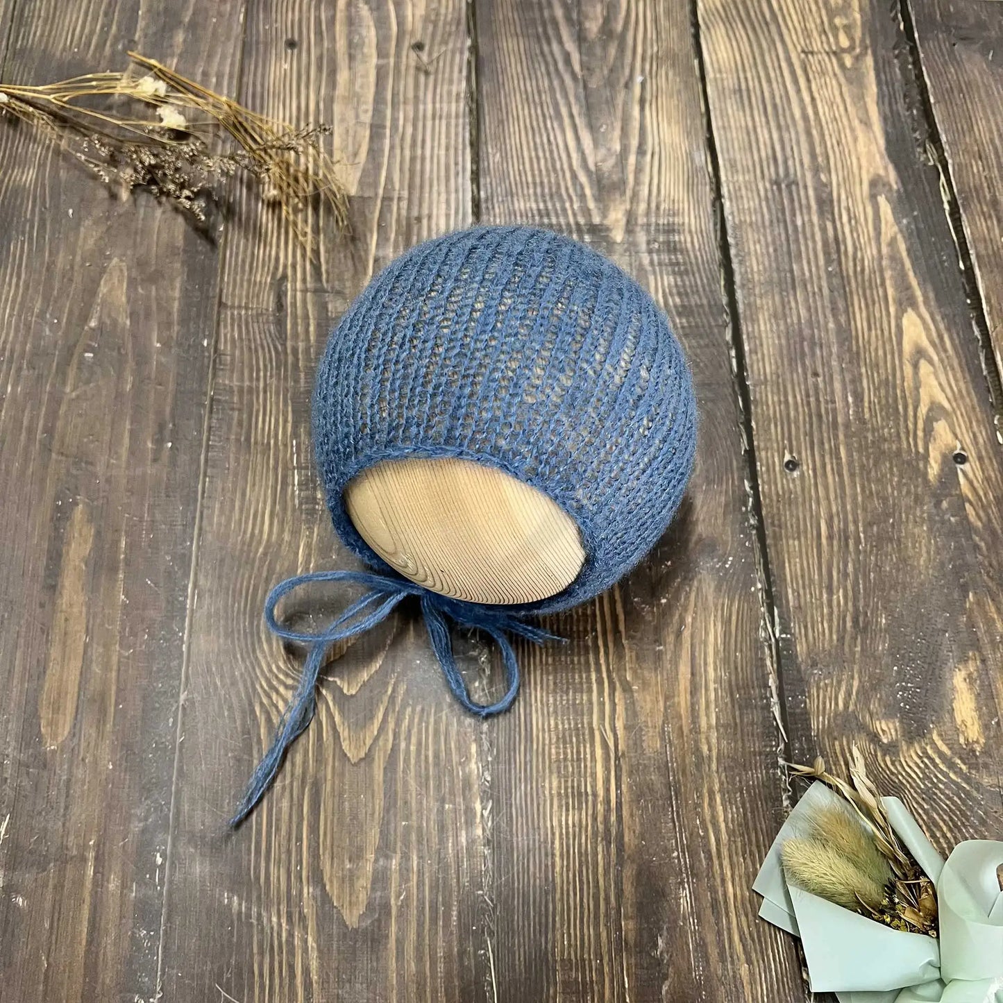Accesorios de fotografía recién nacido elásticos Don & Judy, conjunto de envoltura con sombrero, Mohair tejido a mano suave, fondo para sesión de fotos de bebés, juegos de 2 uds.