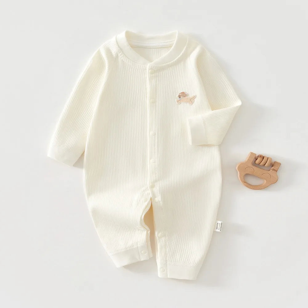 AYNIGIELL Mono para bebé, ropa de dormir de primavera y otoño, ropa de algodón puro para recién nacidos de 0 a 18 meses, mono para niños y niñas