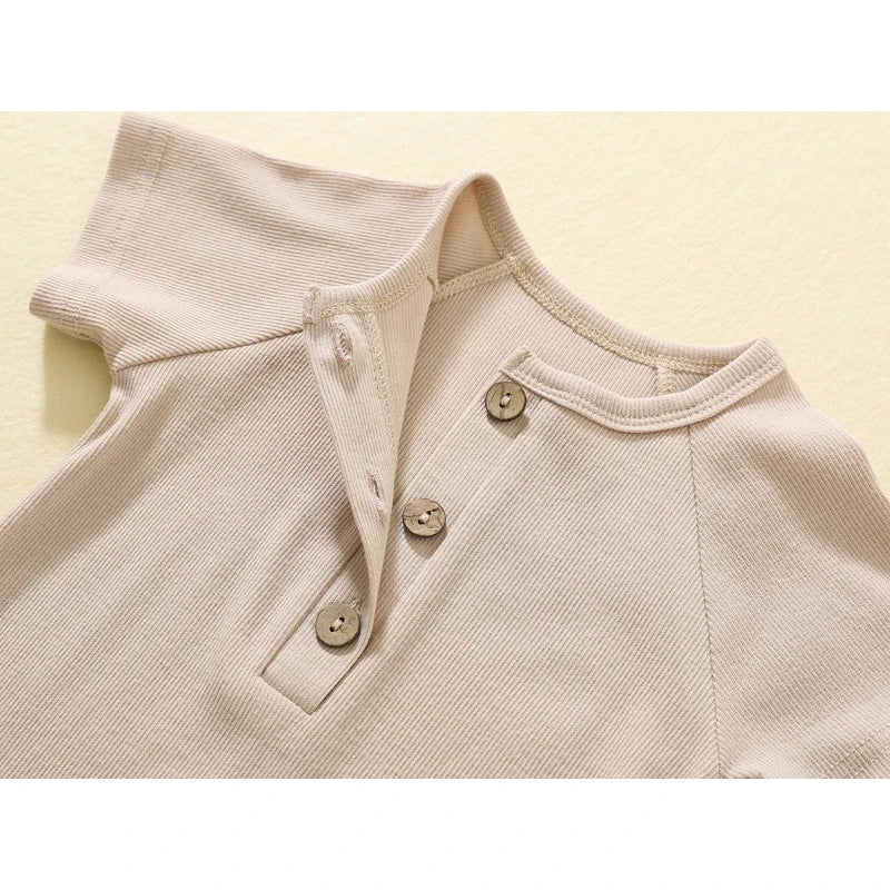 Pelele para bebé, ropa de verano, pijamas finos para bebé, mono de manga corta, ropa acanalada, trajes elásticos de punto para niña
