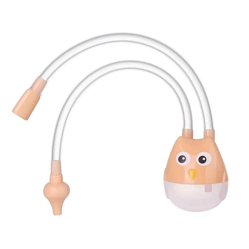 Aspirador Nasal para bebé, limpiador de absorción Nasal tipo succión bucal para bebé, tubo de succión Booger de silicona antireflujo