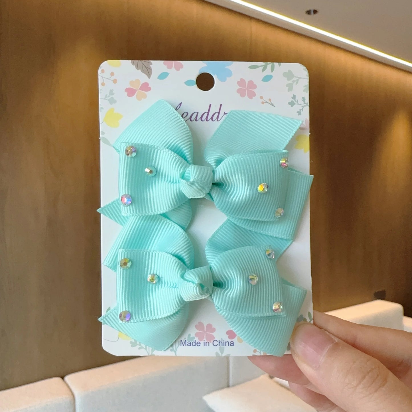 2 uds. De lazos para el pelo lisos para bebé, pinzas para el pelo, horquilla con lazo para niña, pasadores con lazo, accesorios para el cabello para niños