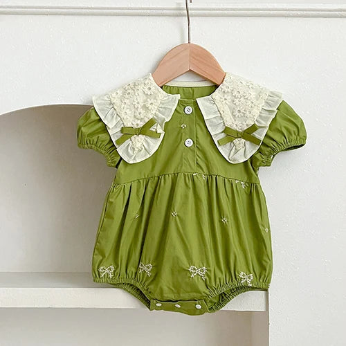 Body de verano para niña pequeña, mono sin mangas de algodón empalmado para niña recién nacida, ropa para niña de 0 a 24 meses, novedad de 2024