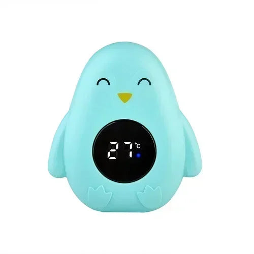 Medidor de temperatura de baño para bebé, medidor de temperatura de baño Digital flotante para agua, pantalla LED, probador de temperatura, dibujos animados de seguridad