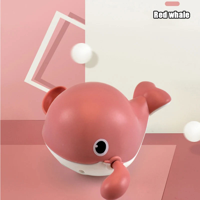 Juguetes de baño para bebé, bonito baño, tortuga, ballena, piscina, playa, cadena clásica, mecanismo de relojería, juguete de agua para niños, juguetes para jugar en el agua