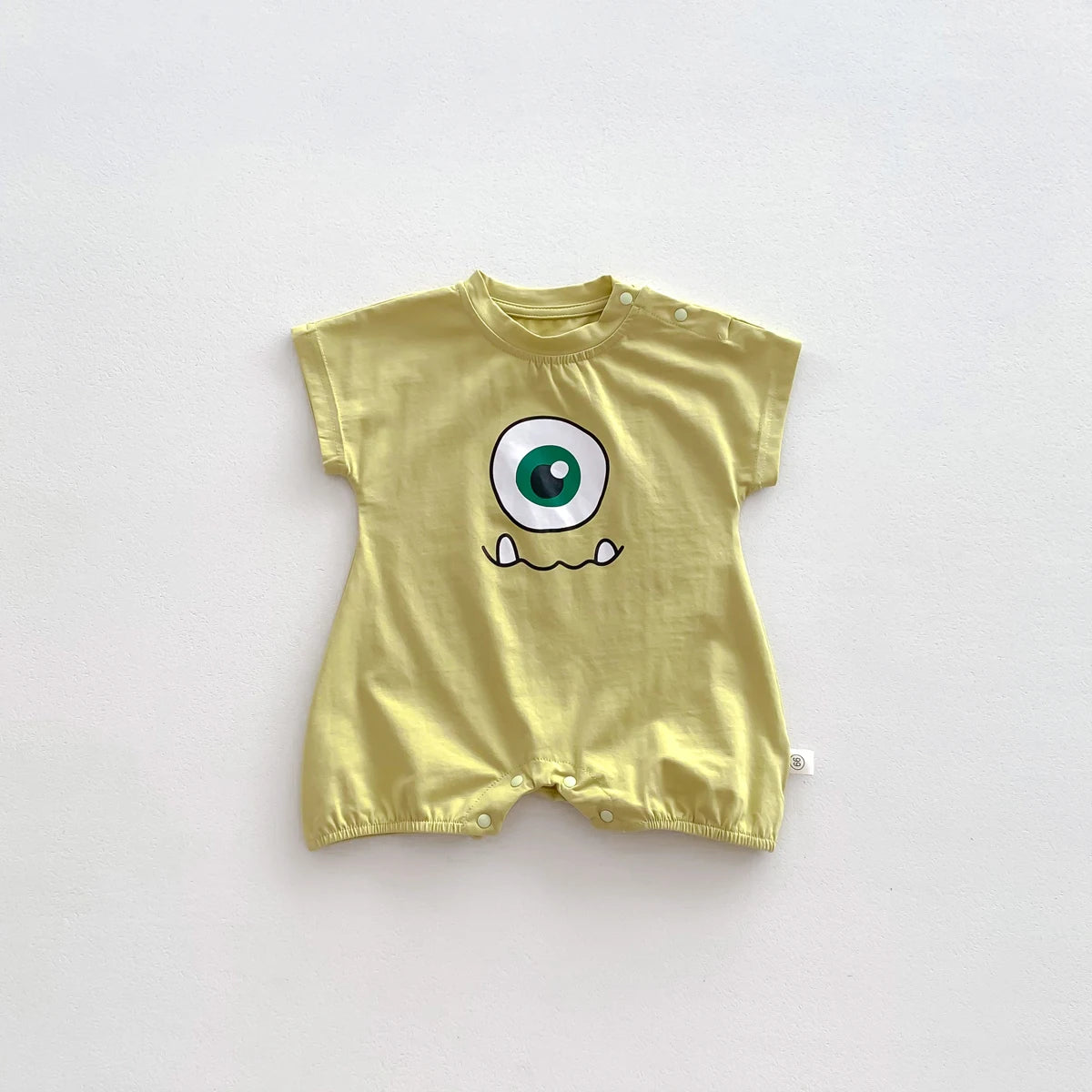 Mono de verano para bebé, mono de algodón suelto bonito con dibujos animados para bebé de 0 a 24 meses