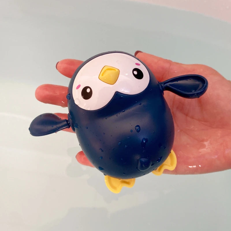 Juguetes de baño para bebé, bonito baño, tortuga, ballena, piscina, playa, cadena clásica, mecanismo de relojería, juguete de agua para niños, juguetes para jugar en el agua