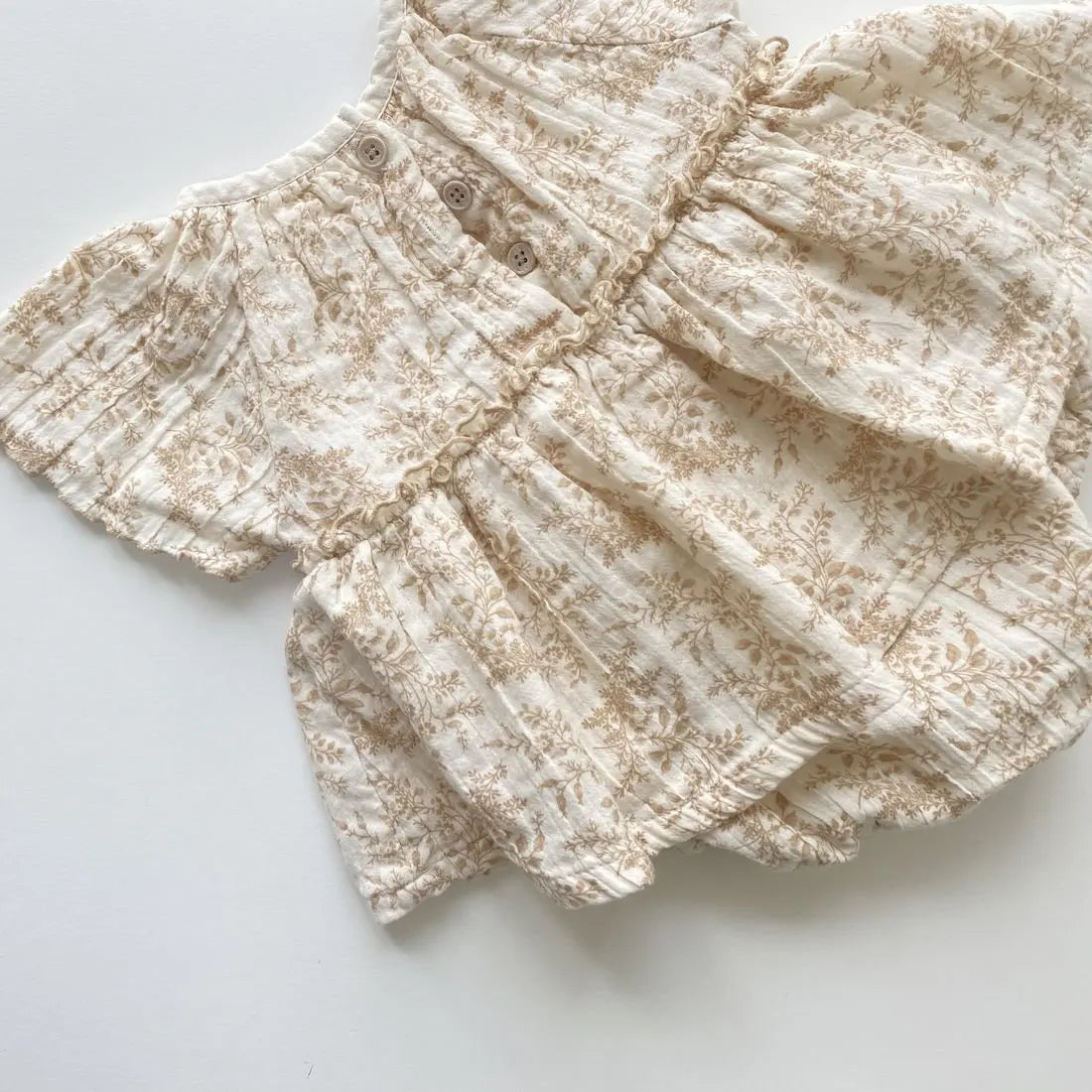Body Floral para niña, ropa de bebé, novedad de verano, pelele pequeño con mangas voladoras, vestido para recién nacido, mono de una pieza