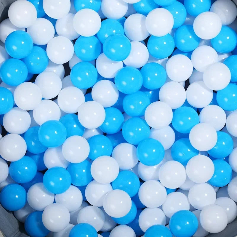 50 Uds. Bolas de plástico de colores para bebé, piscina de agua, pelota de ola oceánica, piscina para niños con aro de baloncesto, casa de juegos, tiendas de campaña al aire libre, accesorios de juguete