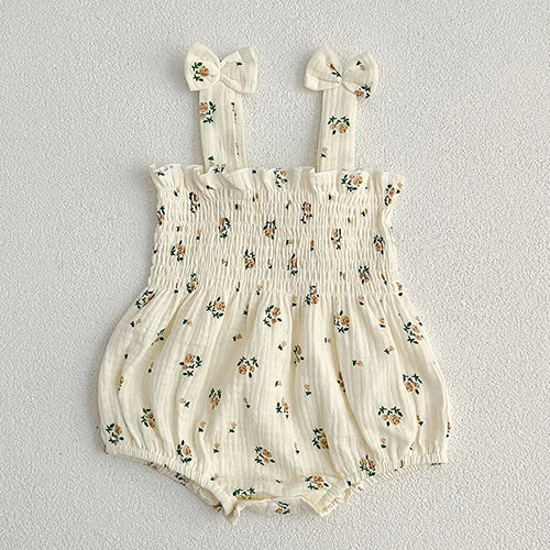 Body de verano para niña pequeña, mono sin mangas de algodón empalmado para niña recién nacida, ropa para niña de 0 a 24 meses, novedad de 2024