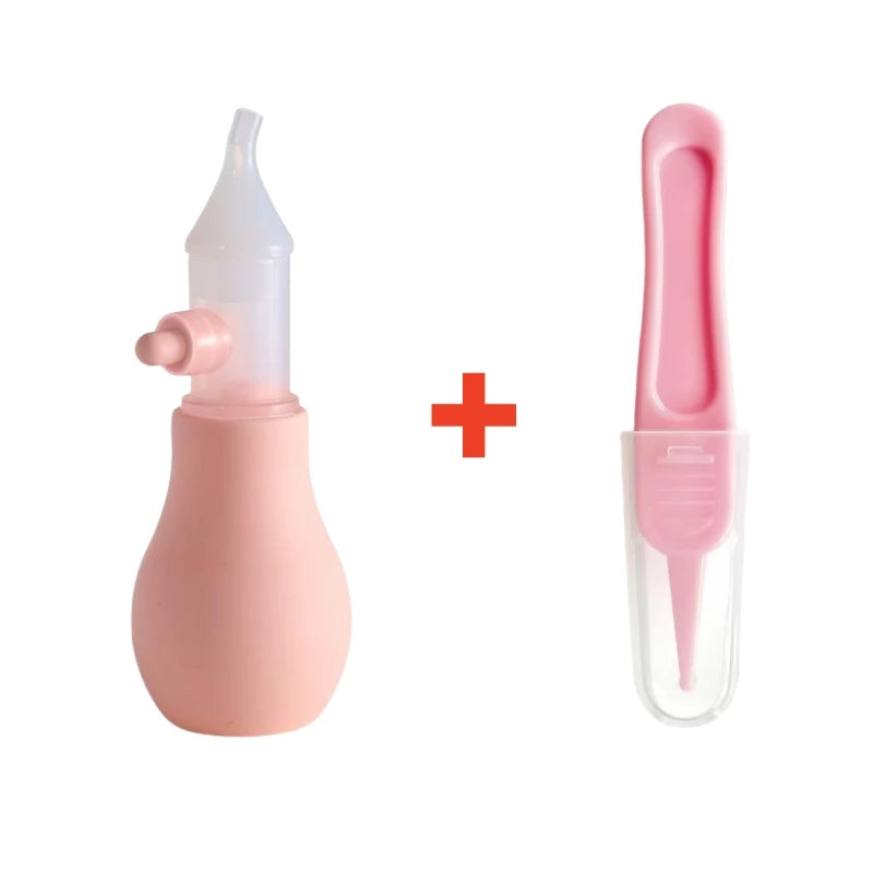 Aspirador Nasal de silicona para bebé, bomba de succión, limpiador de nariz, dispositivo de limpieza de nariz relajante, herramientas de limpieza Nasal