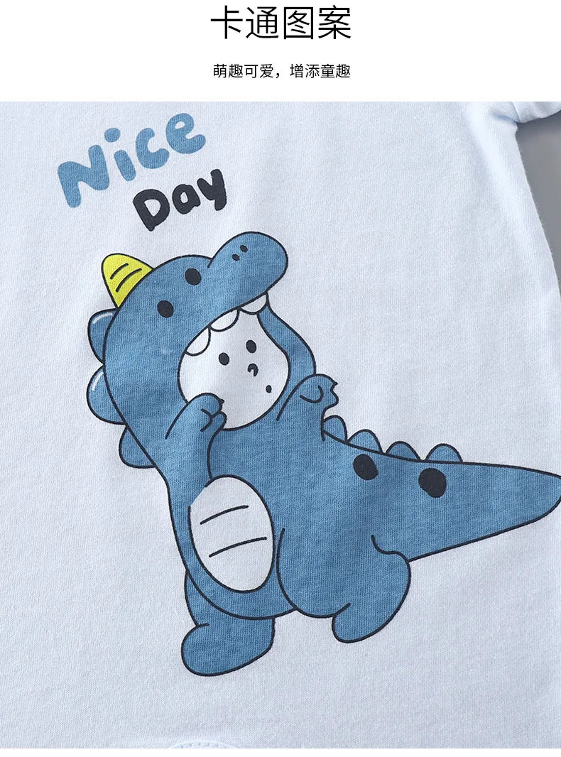 Ropa de una pieza de dibujos animados de verano para bebé, pelele de manga corta, ropa de escalada, monos para recién nacidos, mono para niño niña y niño