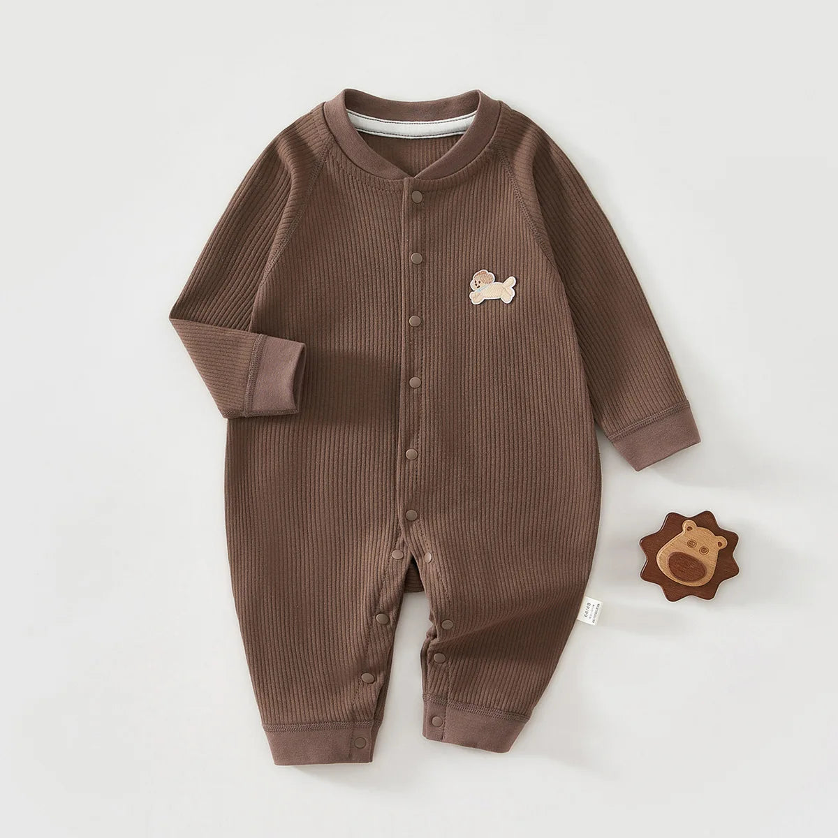 AYNIGIELL Mono para bebé, ropa de dormir de primavera y otoño, ropa de algodón puro para recién nacidos de 0 a 18 meses, mono para niños y niñas