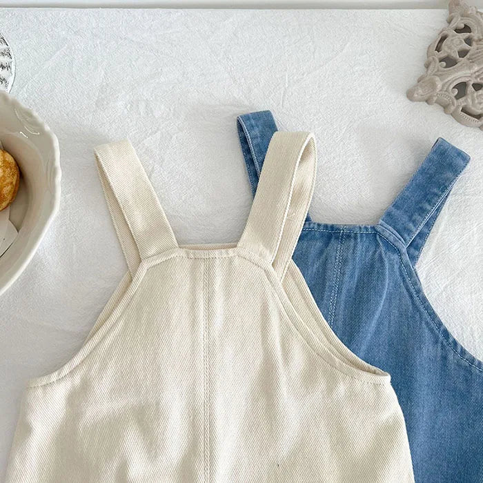 Traje de ropa para niños, conjunto de ropa para niñas pequeñas, camisa bordada de manga larga + mono vaquero, traje de ropa de otoño y primavera