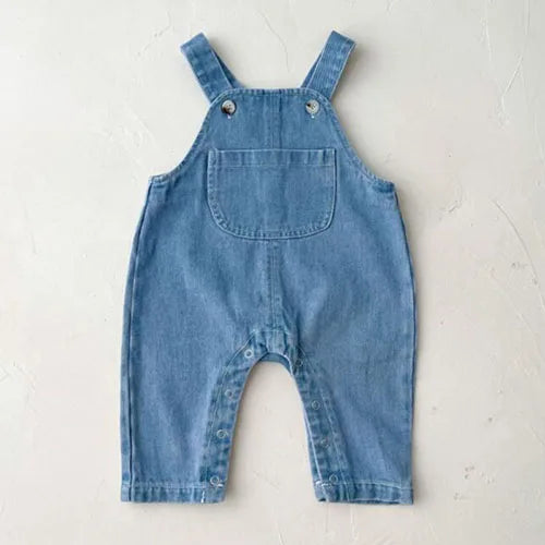Traje de ropa para niños, conjunto de ropa para niñas pequeñas, camisa bordada de manga larga + mono vaquero, traje de ropa de otoño y primavera