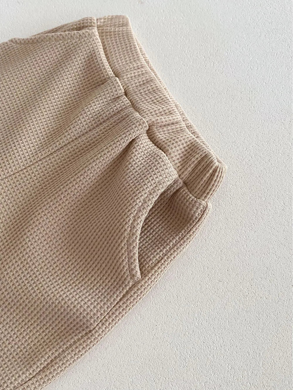 Conjunto de ropa de verano para bebé, camiseta y pantalones cortos con cuello vuelto, 2 uds., traje de chándal para niño pequeño
