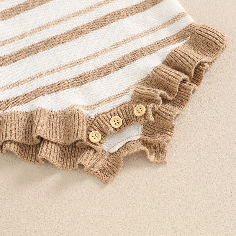 Pudcoco-Pelele de verano para niña, mono sin mangas con volantes y lazo, Mono para recién nacido de 0 a 18 meses