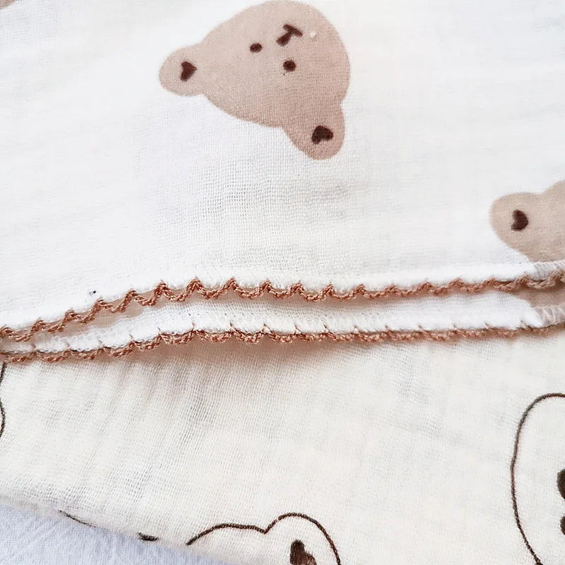 Toalla de algodón para la cara del bebé, artículos para bebé recién nacido, Baberos de muselina de 4 capas para bebé, pañuelo, toalla suave para Saliva, paños triangulares para alimentación y eructar
