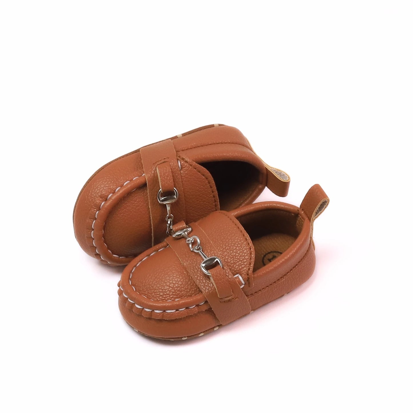 Zapatos mocasines informales sin cordones para bebés, zapatos planos antideslizantes ligeros y cómodos para caminar en interiores y exteriores, primavera