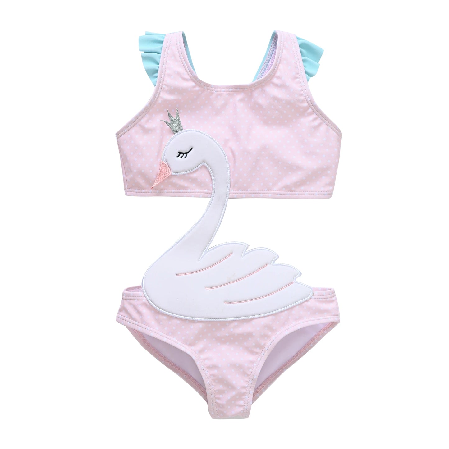 Kavkas 2025, traje de baño de verano para bebé, una pieza 1-8T, Animal de dibujos animados, bonito diseño de abeja, traje de baño elástico para niñas, ropa de playa para bebés