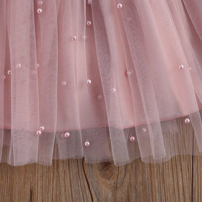 Ropa de verano para bebé, vestido de princesa con lazo, tutú, fiesta, boda, vestidos de desfile, 6M-5T, 2024