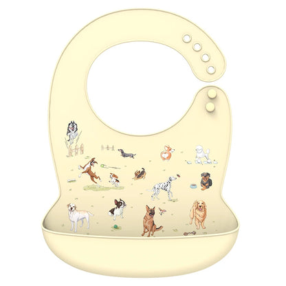 Babero de silicona para bebé, Baberos impermeables con goteo de Saliva y plátano, delantales comestibles suaves para alimentación de recién nacido, bufanda ajustable para eructar para bebé