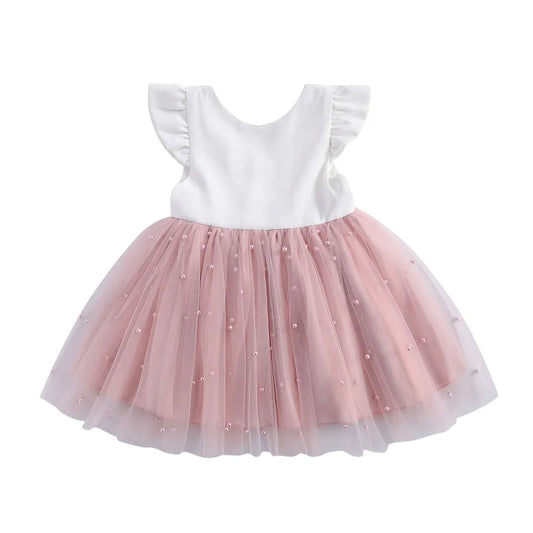 Ropa de verano para bebé, vestido de princesa con lazo, tutú, fiesta, boda, vestidos de desfile, 6M-5T, 2024