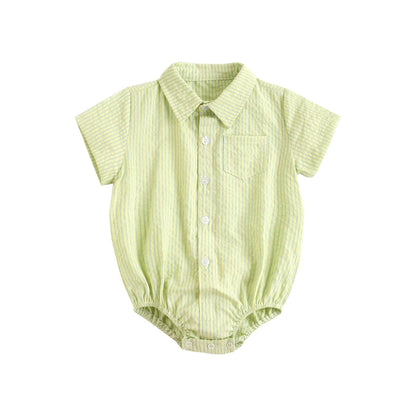 Sanlutoz, monos de verano para bebés, monos de algodón de manga corta para bebés, ropa a cuadros, monos a la moda