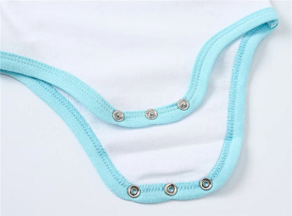 Kavkas 3 6 unids/lote Body para bebé, ropa de algodón de manga corta para recién nacido, monos con estampado de dibujos animados para niño pequeño de verano