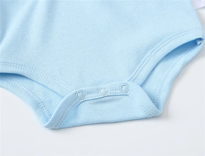 Kavkas 3 6 unids/lote Body para bebé, ropa de algodón de manga corta para recién nacido, monos con estampado de dibujos animados para niño pequeño de verano