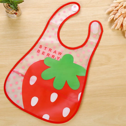 3 unids/lote Baberos impermeables para bebés, niños pequeños, niñas, delantal de alimentación sin mangas, Babero para niños con dibujos de animales