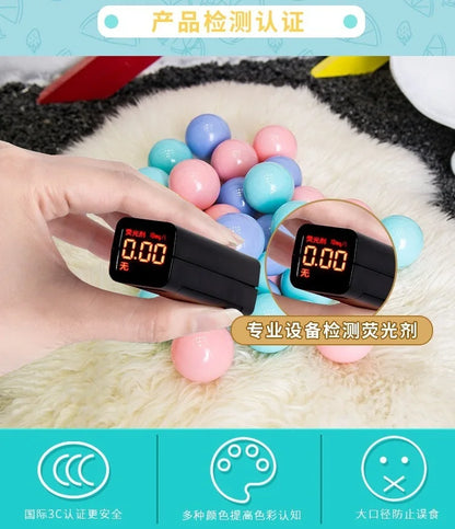 50 Uds. Bolas de plástico de colores para bebé, piscina de agua, pelota de ola oceánica, piscina para niños con aro de baloncesto, casa de juegos, tiendas de campaña al aire libre, accesorios de juguete