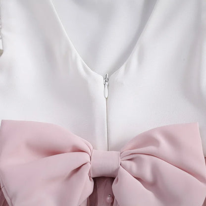 Ropa de verano para bebé, vestido de princesa con lazo, tutú, fiesta, boda, vestidos de desfile, 6M-5T, 2024
