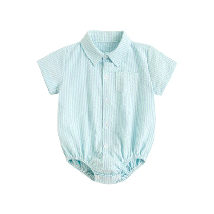 Sanlutoz, monos de verano para bebés, monos de algodón de manga corta para bebés, ropa a cuadros, monos a la moda