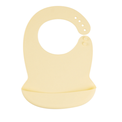 Babero de silicona para bebé, Baberos impermeables con goteo de Saliva y plátano, delantales comestibles suaves para alimentación de recién nacido, bufanda ajustable para eructar para bebé