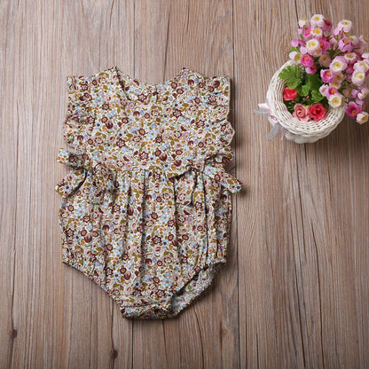 Top para recién nacidos, bebés y niñas, mono calado de una pieza, mono sin mangas de verano de 0 a 24M