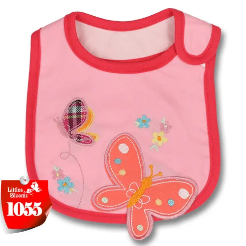 [Littles & Bloomz] Baberos de alimentación para bebé, niña y niño, delantal impermeable, toalla de dibujos animados, baberos para cena para niños pequeños, pañuelos, paños para eructar